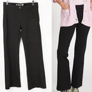 Betabrand Classic Bootcut PantDress Stretch Yoga Trousers Black Medium Petite
